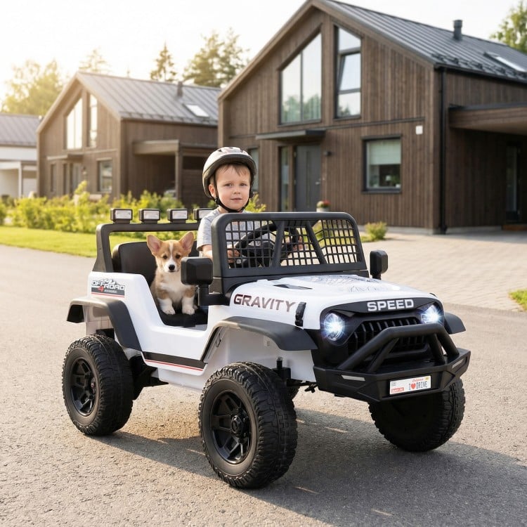 24V Jeep Gravity 1 Seater Ride On Car for Kids