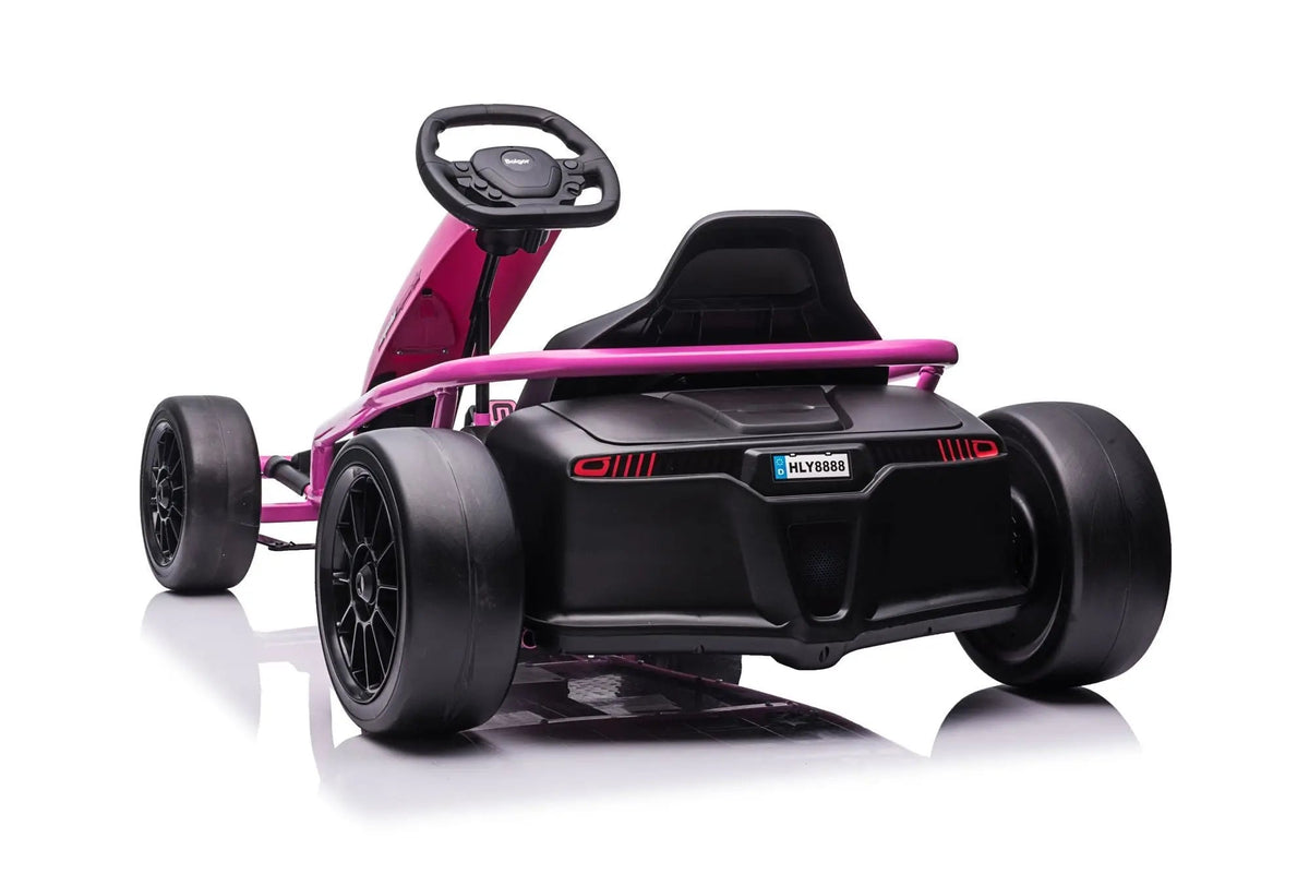 KOW 2025 Go Kart 24V Outdoor Racer Drifter Go Kart for Kids and Adult Kids On Wheelz