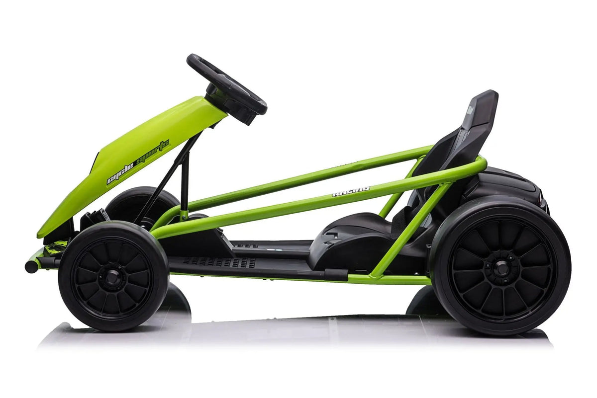 KOW 2025 Go Kart 24V Outdoor Racer Drifter Go Kart for Kids and Adult Kids On Wheelz