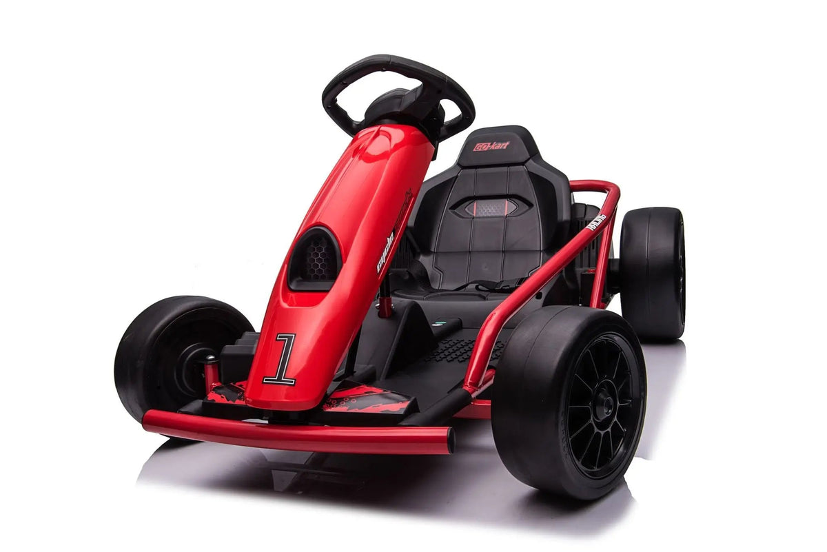 KOW 2025 Go Kart 24V Outdoor Racer Drifter Go Kart for Kids and Adult Kids On Wheelz