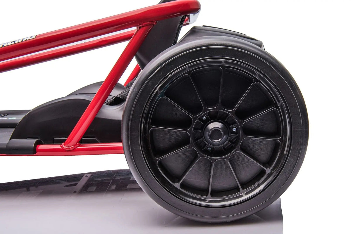 KOW 2025 Go Kart 24V Outdoor Racer Drifter Go Kart for Kids and Adult Kids On Wheelz