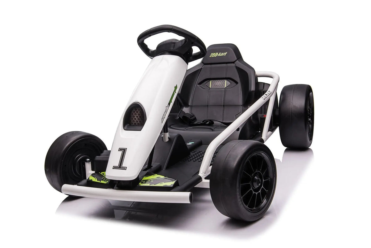 KOW 2025 Go Kart 24V Outdoor Racer Drifter Go Kart for Kids and Adult Kids On Wheelz
