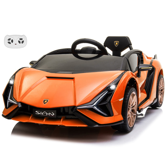 Lamborghini SIAN FKP 37 12V Ride on Car On Seater with Scissor Doors