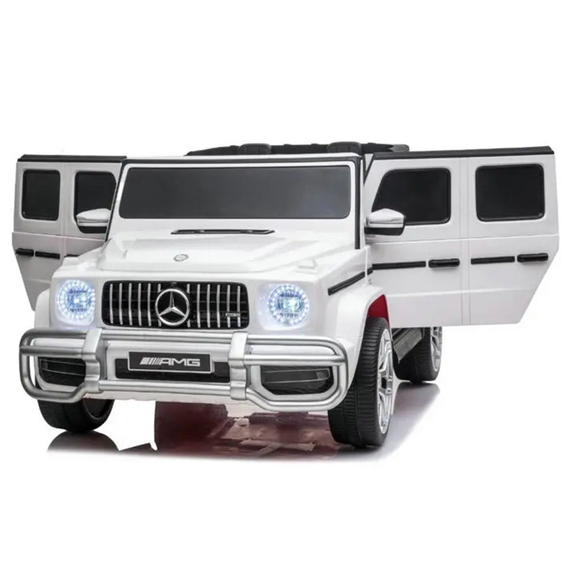 Licensed Mercedes Benz AMG G63 G Wagon S307 24V 4x4 DELUXE Two Seater Kids Ride On Car Leather Seat Rubber Wheel
