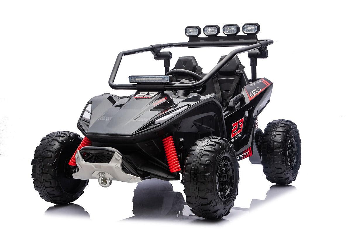 Thunder X Pro Kids 2-Seater Ride-On Buggy Black