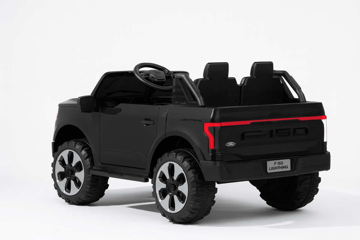 Ford Kids 2-Seater Lighting Edition F-150 Ride-On Truck Black