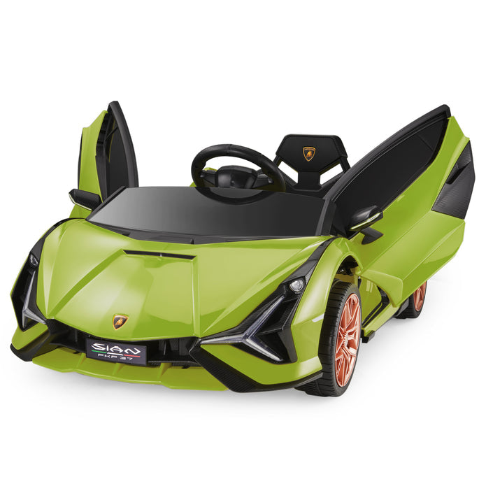 Lamborghini SIAN FKP 37 12V Ride on Car On Seater with Scissor Doors