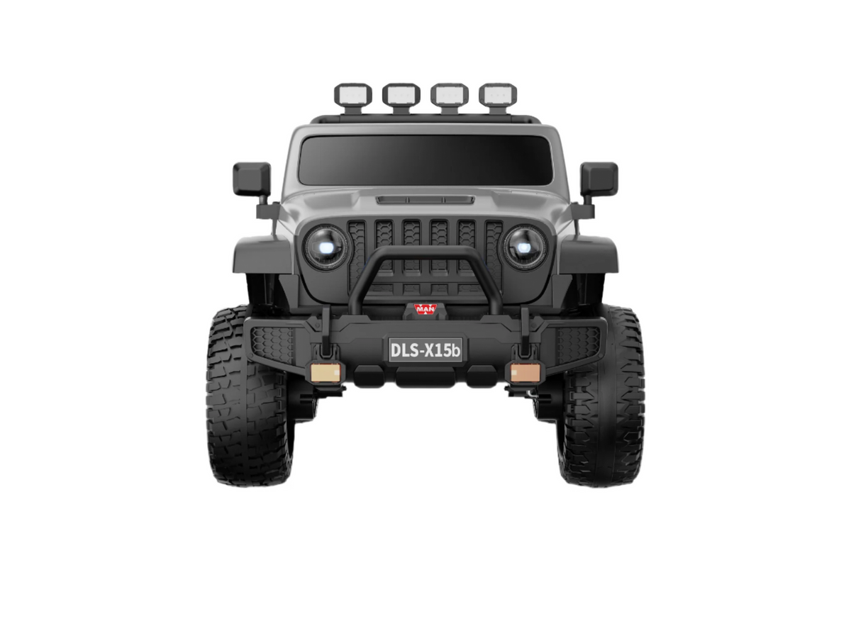 Monster Jeep 24V Ride-On Car – 2-Seater | 4X4 | 4 x 200W Motors | Lifted Suspension | Rubber Wheels | Parental Remote 9209