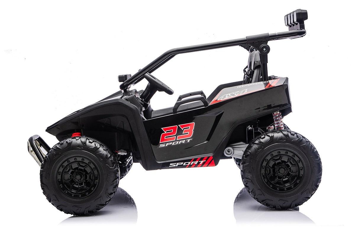 Thunder X Pro Kids 2-Seater Ride-On Buggy Black