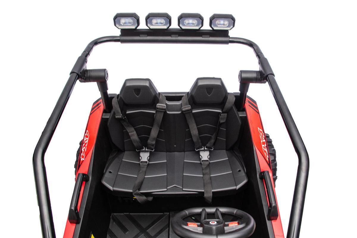 Kids Thunder X Pro 2-Seater Ride-On Buggy Red