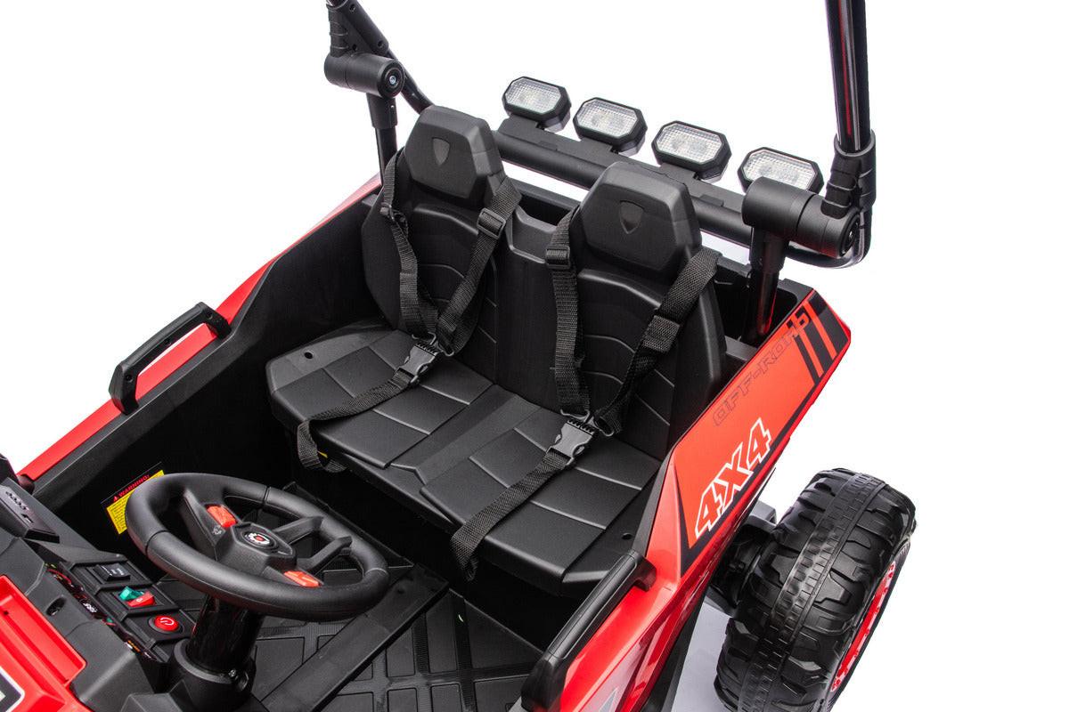 Kids Thunder X Pro 2-Seater Ride-On Buggy Red