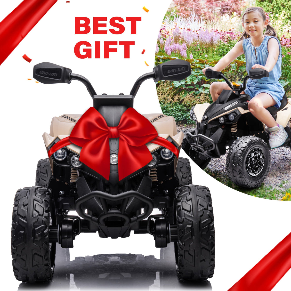 Can-Am Renegade 24V Kids Ride On Atv 4x4 -BRP