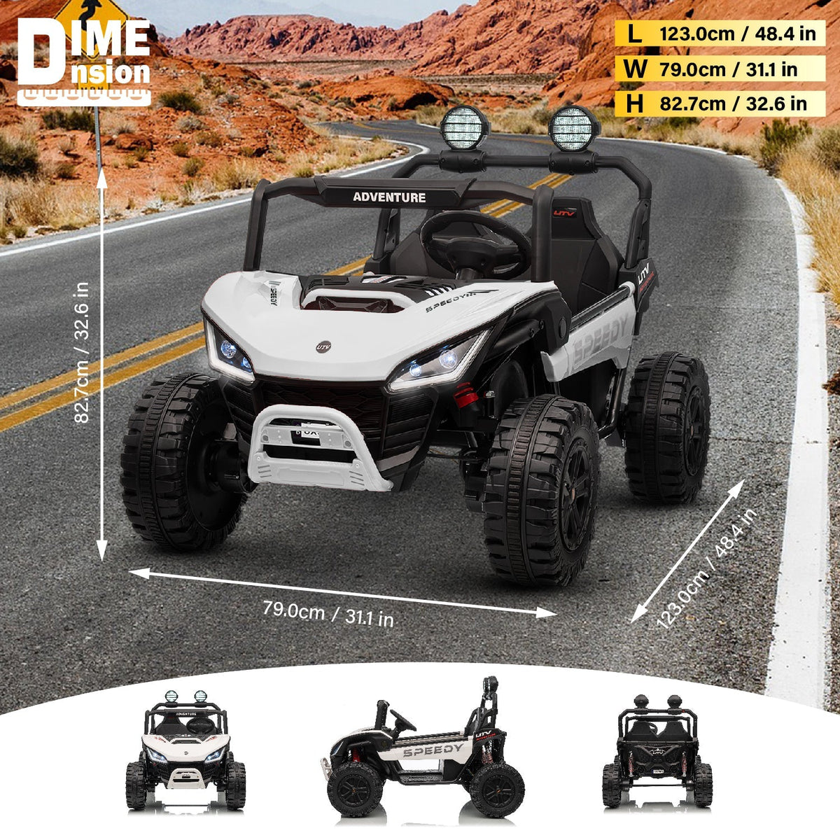 24V kids ATV perfect as a birthday or holiday gift