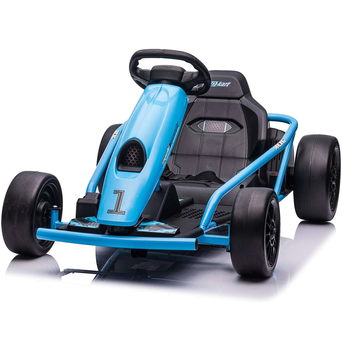 KOW 2025 Go Kart 24V Outdoor Racer Drifter Go Kart for Kids and Adult Kids On Wheelz