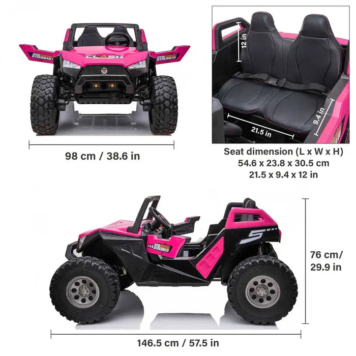 2025 Dune Buggy 24v 2 Seater Off-Road UTV Electric Motorized Kids' Ride-on Car Parental Remote Control- Kids On Wheelz Kids On Wheelz