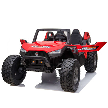 High Speed 24V Dune Buggy Up To 15 km/h Off-Road UTV Limited Edition Black with Remote Control and Rubber Tires