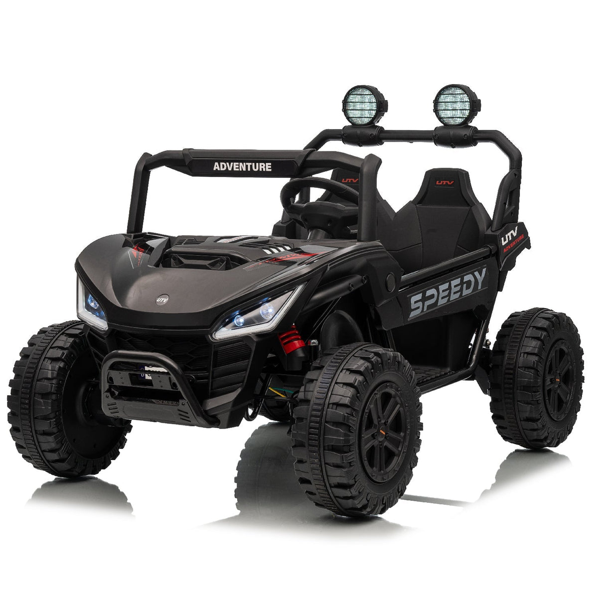 Ride-on toy car with USB music player 
