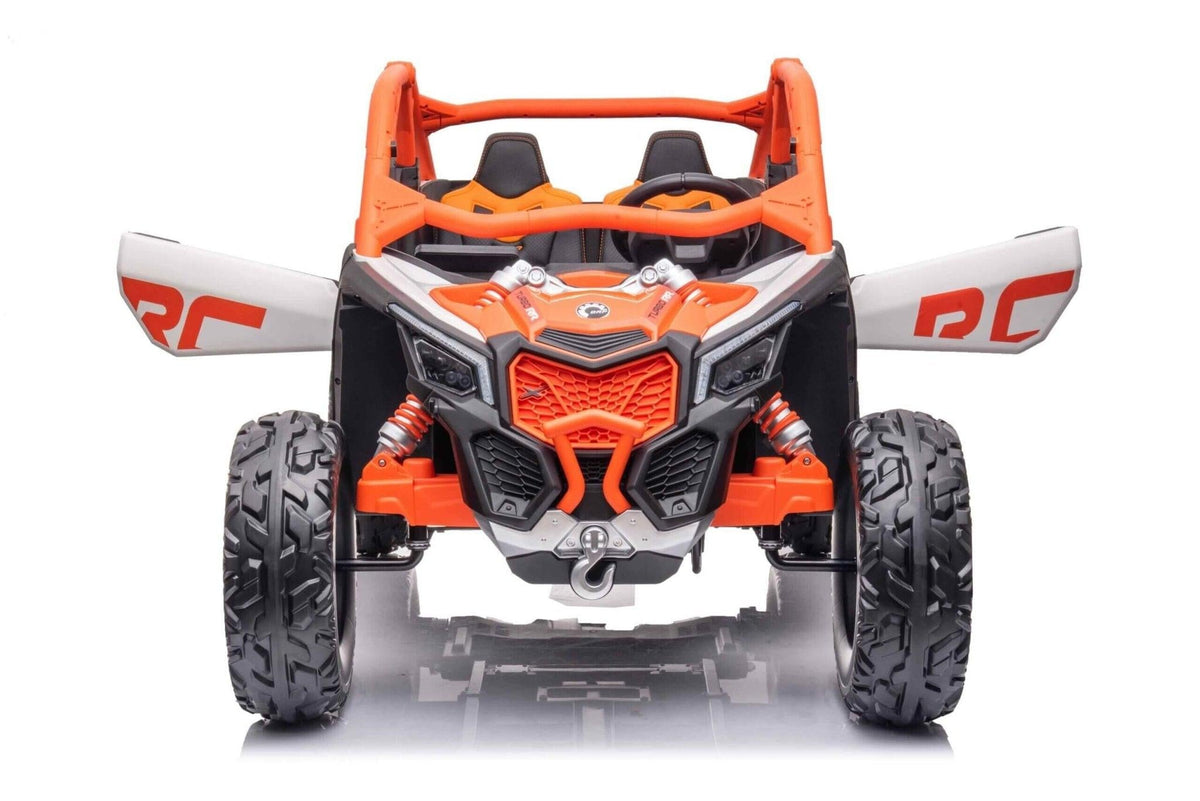 Kids Vip Can-Am Maverick Pro 2-Seater Electric Ride-On UTV Orange