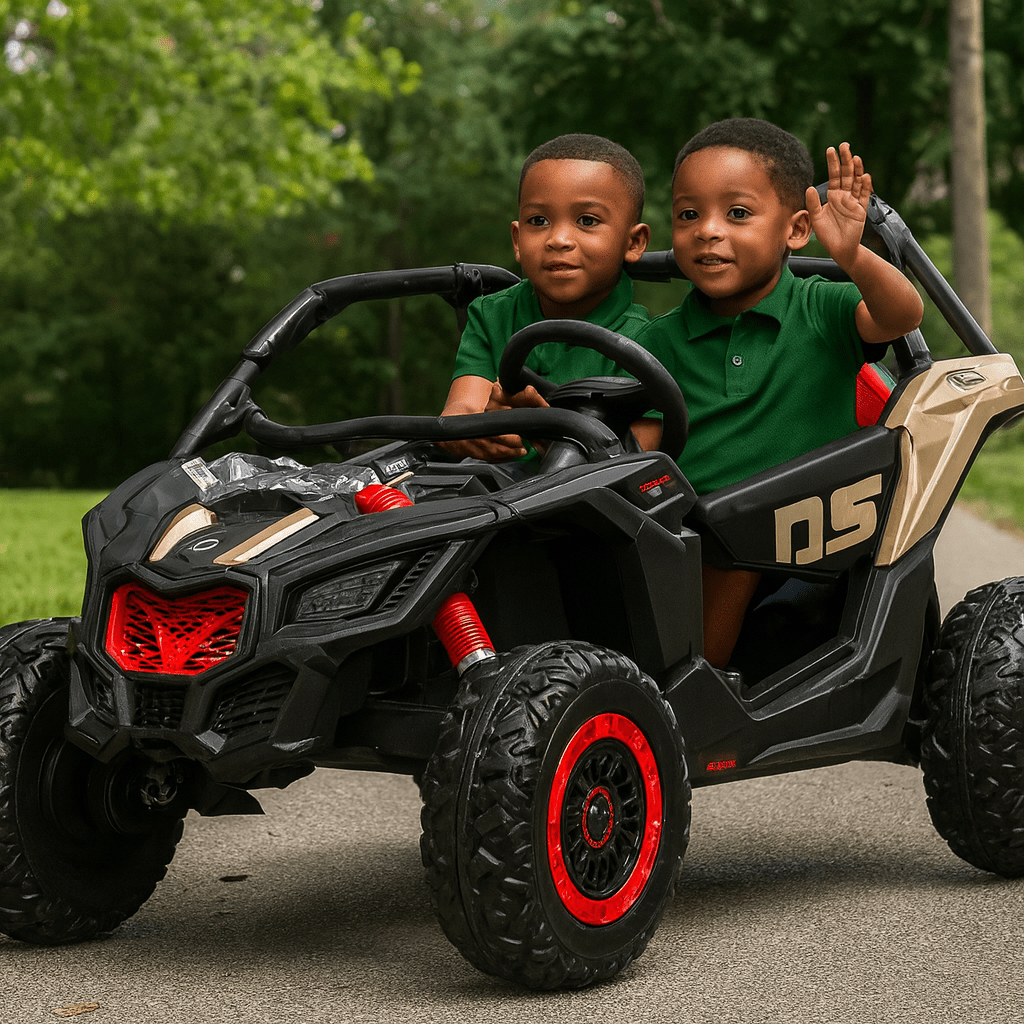 Can-Am Kids Maverick Pro 2-Seater Electric Ride-On UTV Black