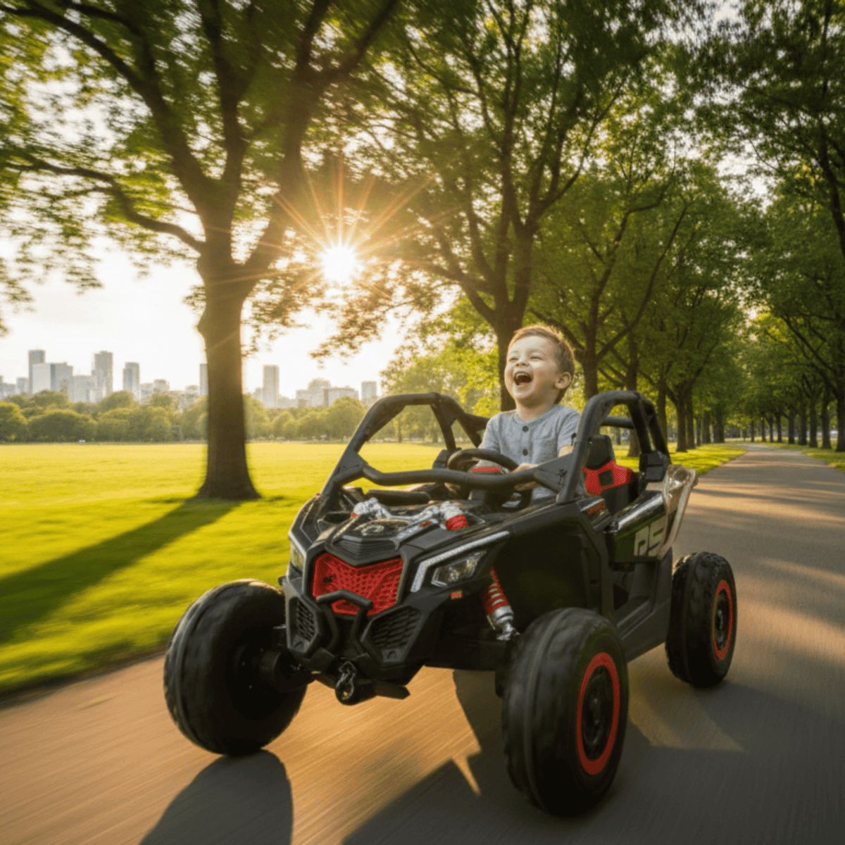 Can-Am Kids Maverick Pro 2-Seater Electric Ride-On UTV Black