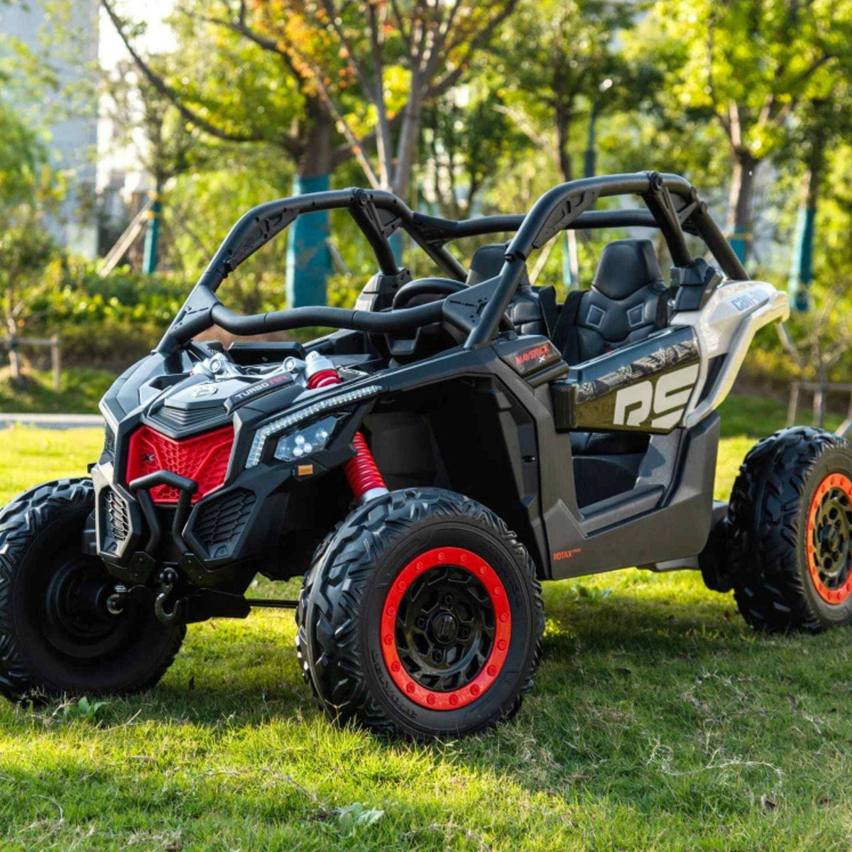 Can-Am Kids Maverick Pro 2-Seater Electric Ride-On UTV Black